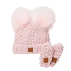 Kombi Adorable Knit Toque and Mittens Set - Infants