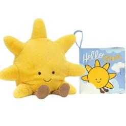Jellycat Amusable Moon and Sun Plush Book Bundle