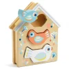 Djeco Baby Birdi Wooden Sorting Box and Stacking Birds