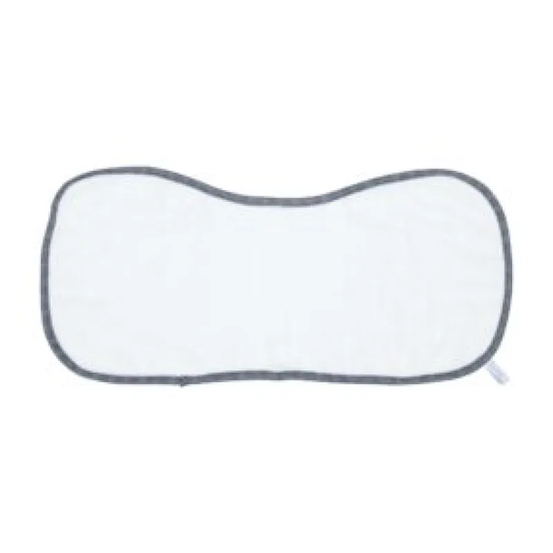 Juddlies Bamboo Burp Cloth - White/Blue