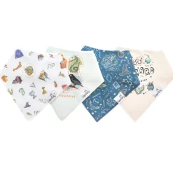 Copper Pearl Bandana Drool Bibs - 4 Pack