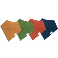 Copper Pearl Bandana Drool Bibs - 4 Pack