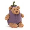 Jellycat Bartholomew Bear Eggplant