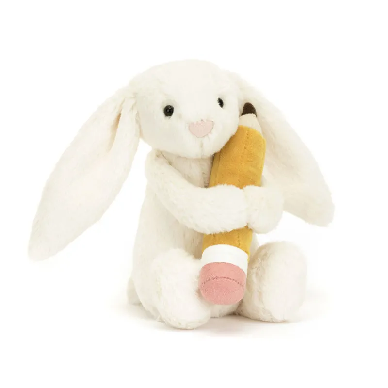 Jellycat Bashful Bunny With Pencil