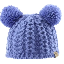 Bedford Road Beanie With Poms - Blue
