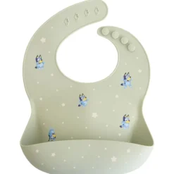 Mushie Bluey Silicone Baby Bib