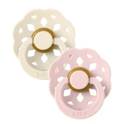 BIBS Boheme Natural Rubber Pacifier - 2 Pack