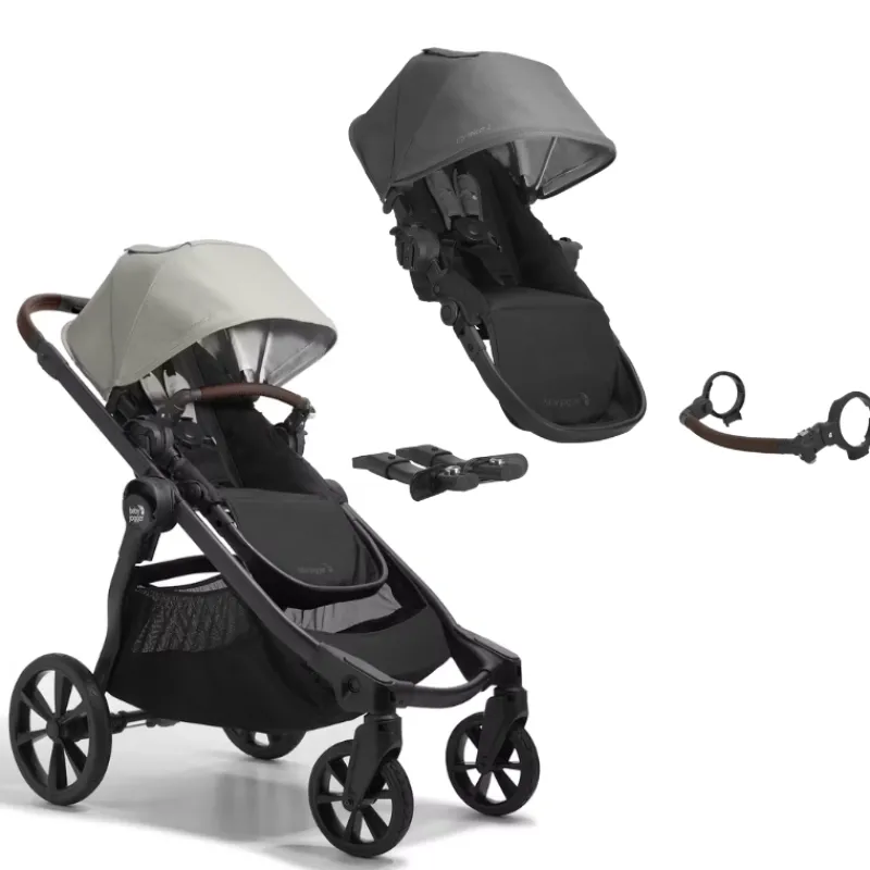 Baby Jogger City Select 2 Eco Stroller + Second Seat Bundle