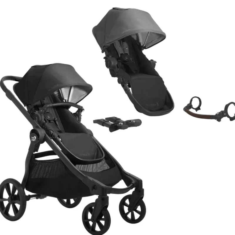 Baby Jogger City Select 2 Eco Stroller + Second Seat Bundle