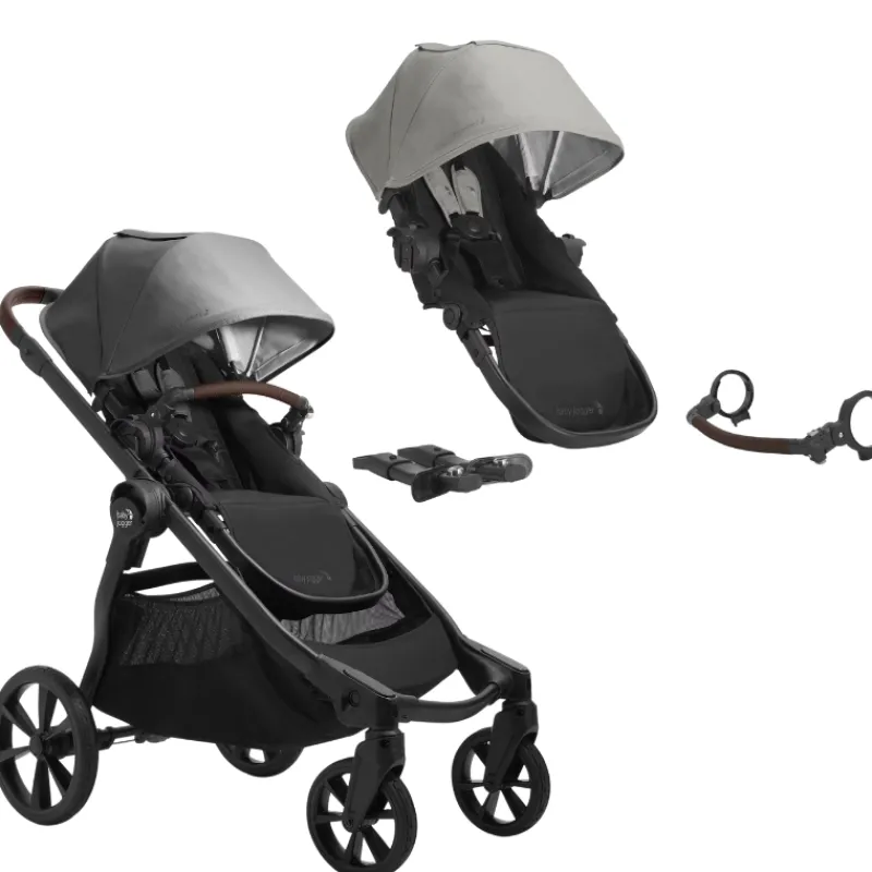 Baby Jogger City Select 2 Eco Stroller + Second Seat Bundle