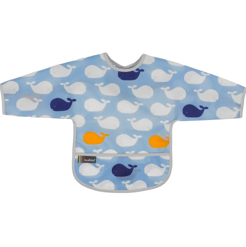 Kushies Clean Bib with Sleeves- 2-4 Yr