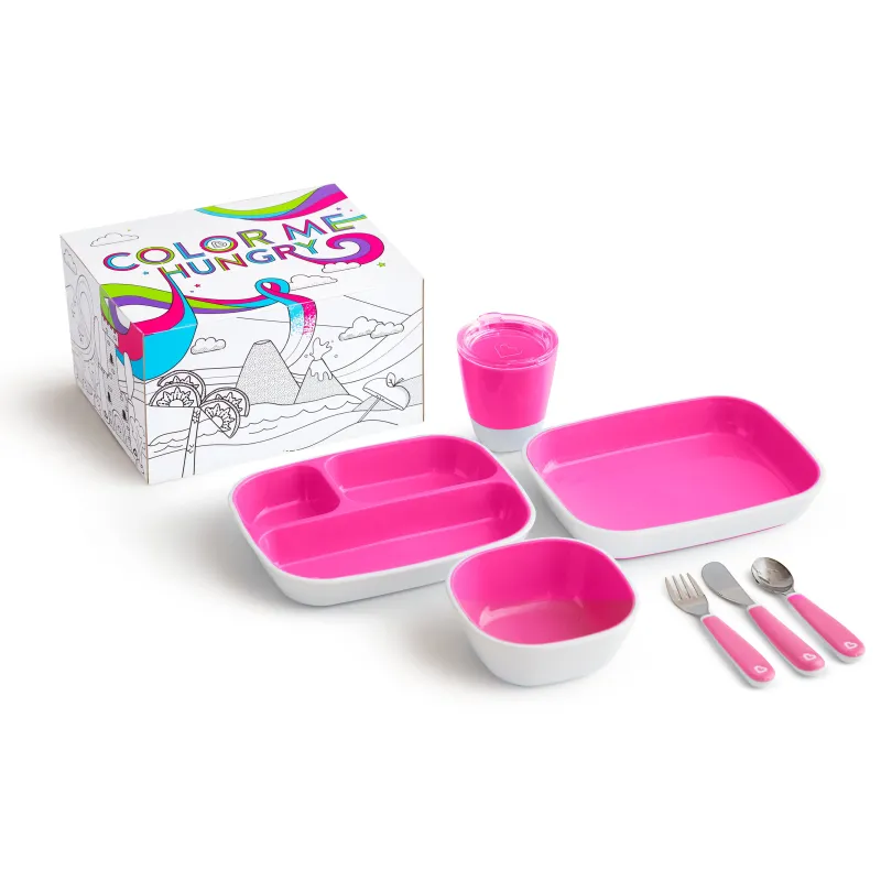 Munchkin Colour Me Hungry Toddler Dining Sets