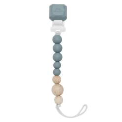 LouLou Lollipop Colour Pop Silicone & Wood Pacifier Clips