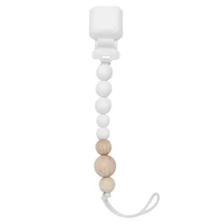 LouLou Lollipop Colour Pop Silicone & Wood Pacifier Clips
