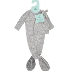 Aden & Anais Comfort Knit Gown + Hat Set