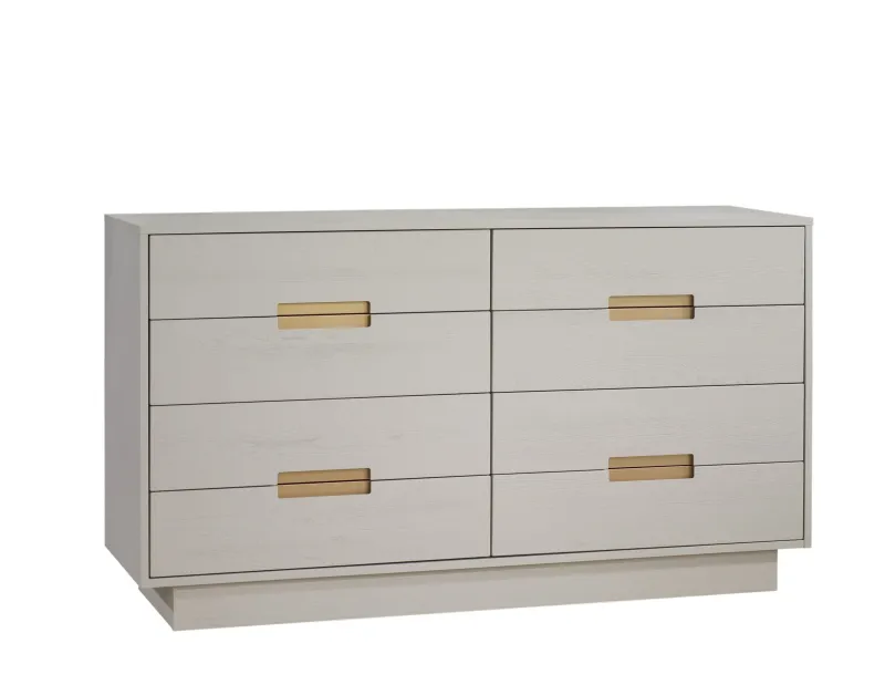 Natart Juvenile Como 8-Drawer Double Dresser - 52"