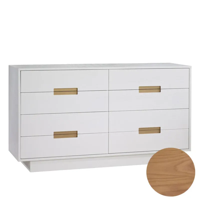 Natart Juvenile Como 8-Drawer Double Dresser - 52"
