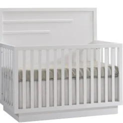 Natart Juvenile Como 4-in-1 Convertible Crib with Horizontal Molding