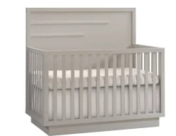 Natart Juvenile Como 4-in-1 Convertible Crib with Horizontal Molding