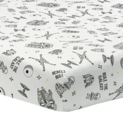 Lambs & Ivy Cotton Fitted Crib Sheet