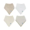 Little Unicorn Cotton Muslin + Fleece Bandana Bib