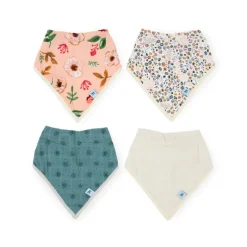 Little Unicorn Cotton Muslin + Fleece Bandana Bib