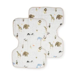 Little Unicorn Cotton Muslin Burp Cloth - 2 - Pack