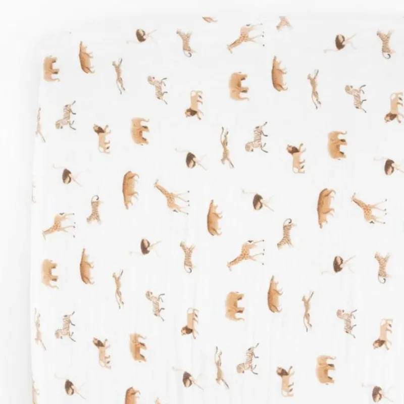 Little Unicorn Cotton Muslin Crib Sheets