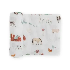 Little Unicorn Cotton Muslin Swaddle Blanket