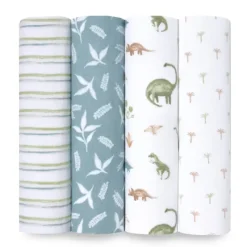 Aden & Anais Cotton Muslin Swaddles - 4 Pack