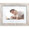 Pearhead Daddy & Me Rustic Photo Frame