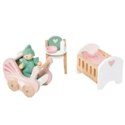 TenderLeaf Dovetail Doll House Nursery Set