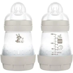 MAM Easy Start Anti-Colic Matte Bottle 5 Oz - 2 Pack