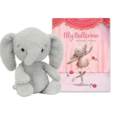 Jellycat Elly Ballerina Book + Plush Bundle