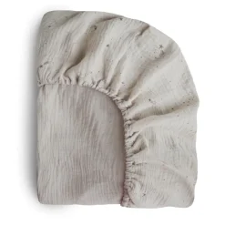 Mushie Extra Soft Muslin Crib Sheet