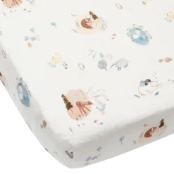 LouLou Lollipop Fitted Muslin Crib Sheets
