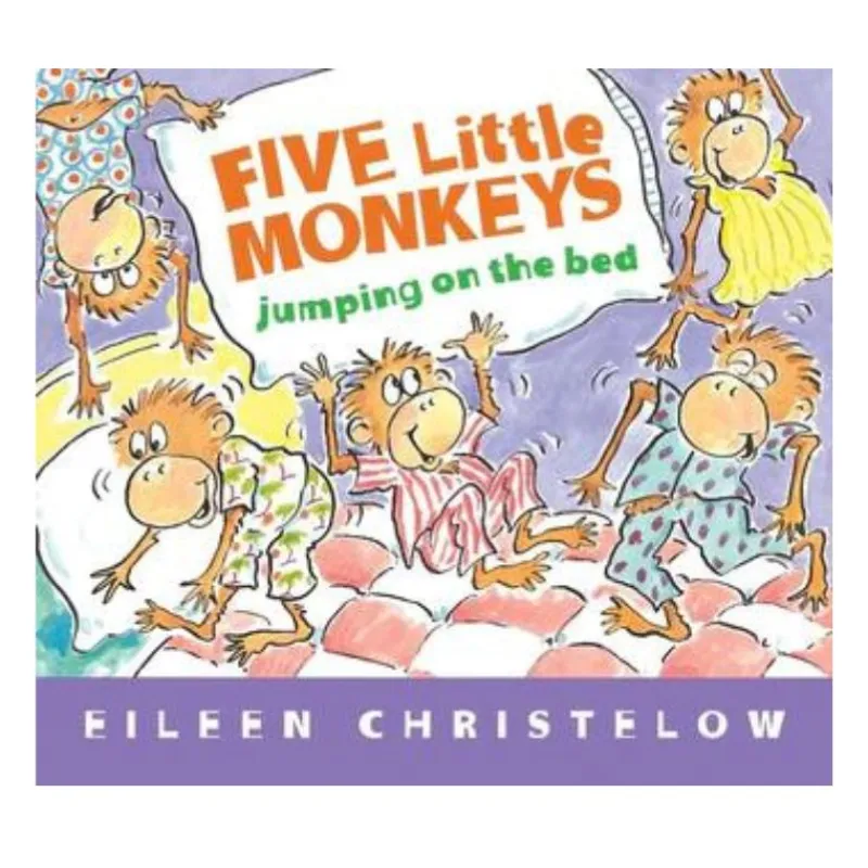 Harper Collins Canada Five Little Monkeys Jumping on the Bed Padded Board Book
