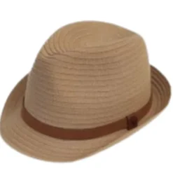 CaliKids Flexible Straw Fedora Hat