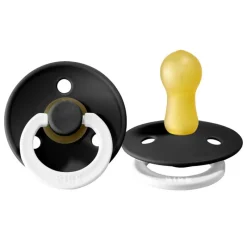 BIBS Glow In the Dark Natural Rubber Pacifier - 2 Pack