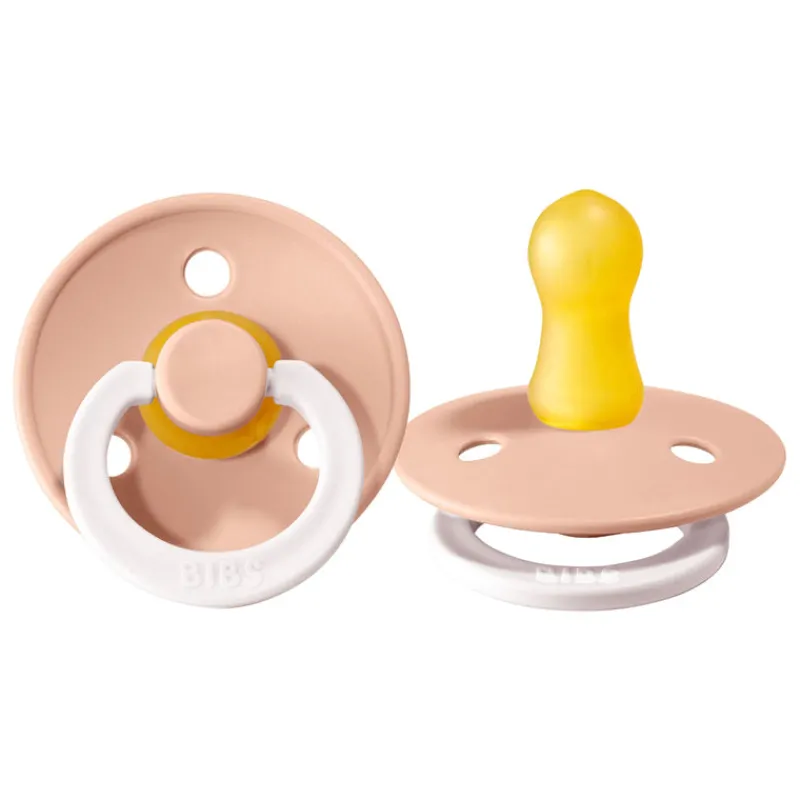 BIBS Glow In the Dark Natural Rubber Pacifier - 2 Pack