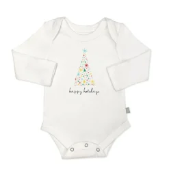 Finn and Emma Holiday Graphic Long Sleeve Bodysuit