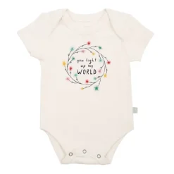 Finn and Emma Holiday Graphic Short Sleeve Bodysuit