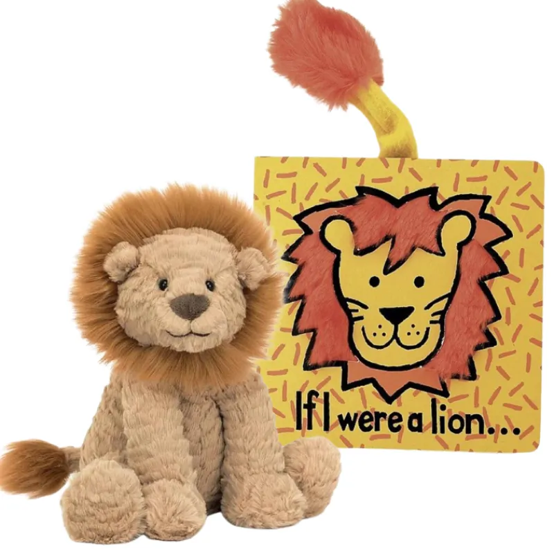 Jellycat If I Were A Lion Book + Plush Bundle