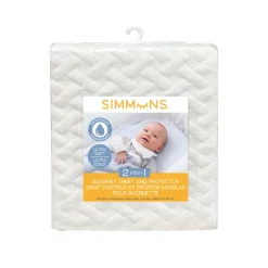 Simmons 2-in-1 Bassinet Sheet and Protector