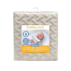 Simmons 2-in-1 Bassinet Sheet and Protector