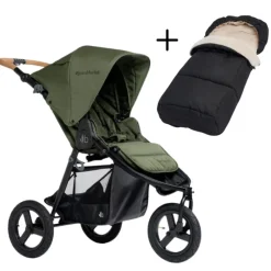 Bumbleride Indie All-Terrain Stroller + Cold Weather Footmuff Bundle