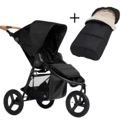 Bumbleride Indie All-Terrain Stroller + Cold Weather Footmuff Bundle