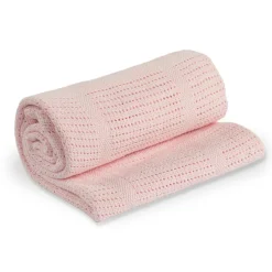 Lulujo Knit Cellular Blanket