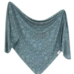 Copper Pearl Knit Swaddle Blanket