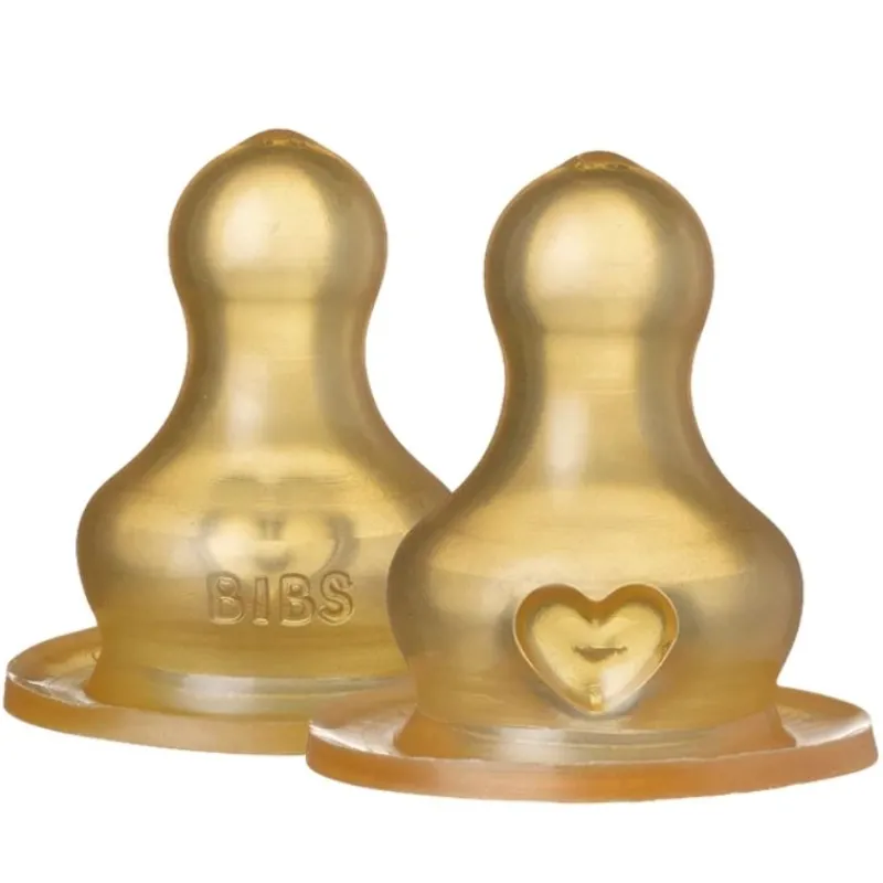 BIBS Latex Nipple - 2 Pack